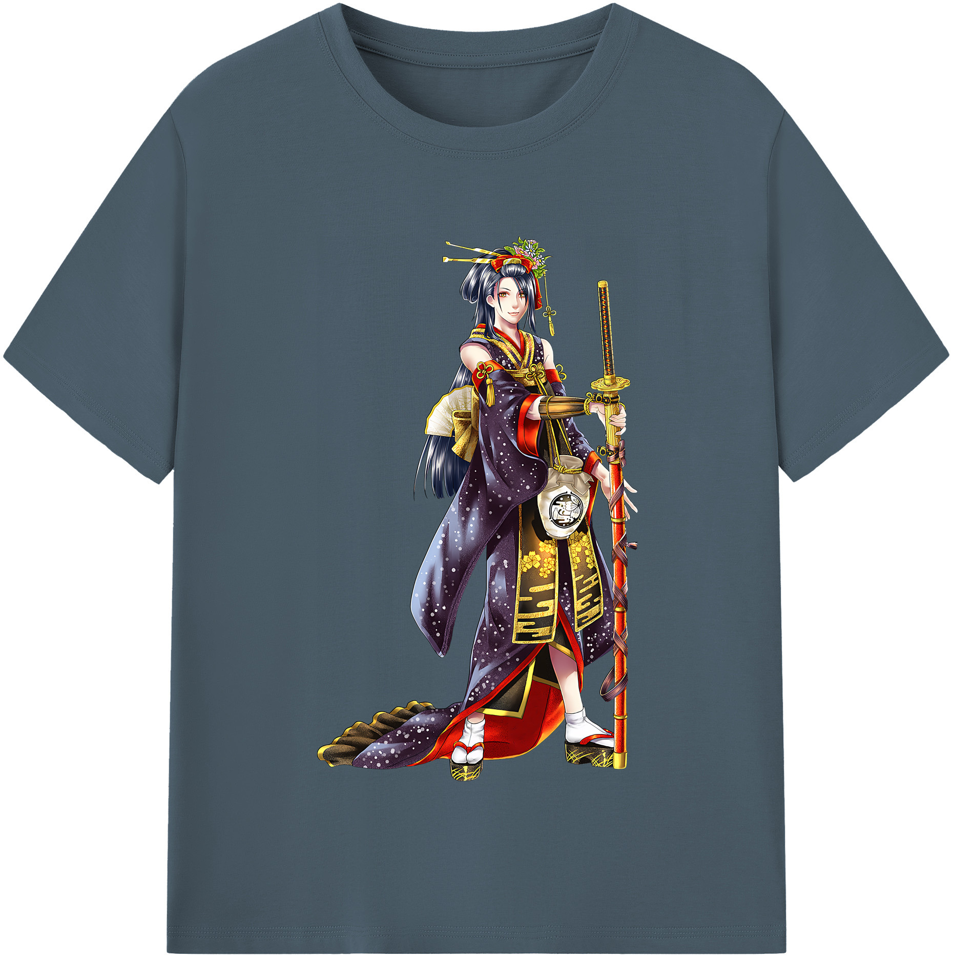 （画像用） 刀剣乱舞 Touken Ranbu 綿100％半袖Tシャツ（フロントプリント）